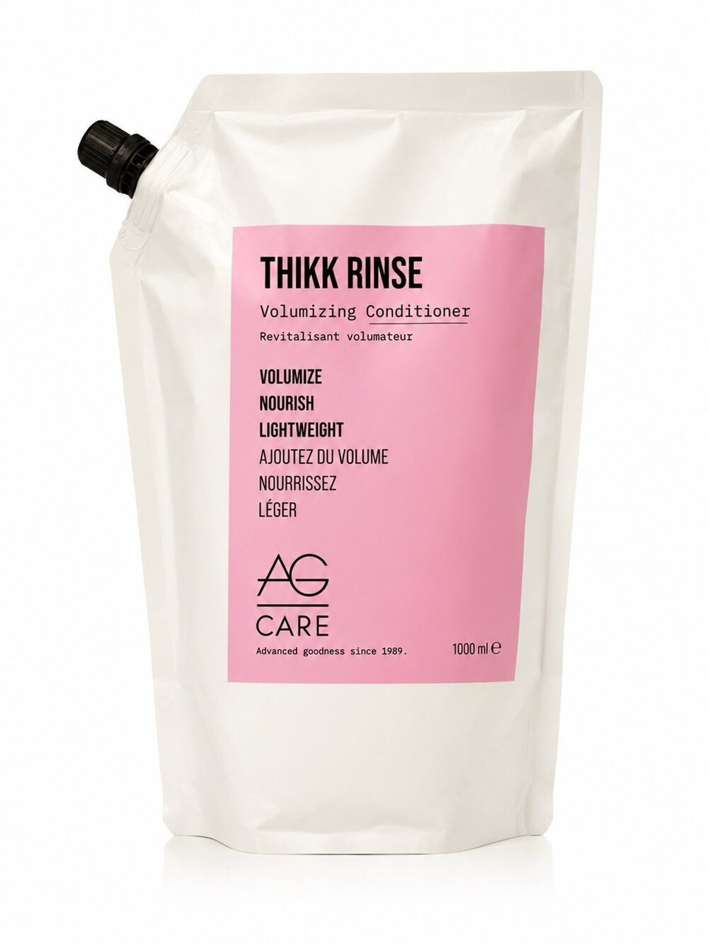 AG Care Thikk Rinse Volumizing Conditioner Refill Pouch 1000ml 33.8 fl oz